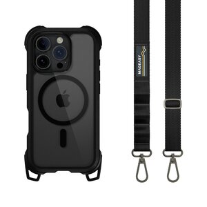 Чохол Switcheasy Odyssey Strap M чорний для iPhone 16 Pro Max (MPH67P257LB24)