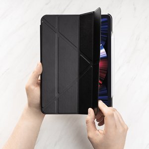Чехол Switcheasy Origami черный для iPad Pro 12.9" (2021~2018) (GS-109-176-223-11)