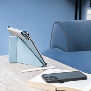 Чехол Switcheasy Origami светло-синий для iPad Pro 12.9" (2021~2018) (GS-109-176-223-184)