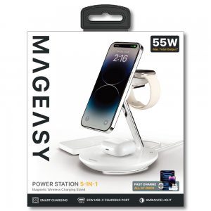 Док-станція Switcheasy PowerStation 5 in 1 біла (MAAIWA130WH22)