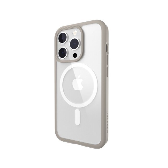 Прозорий чохол Switcheasy ROAM M сірий для iPhone 15 Pro (MPH56P165GR23)