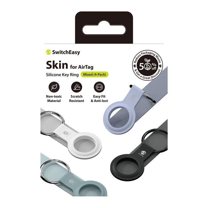 Набор чехлов Switcheasy Skin (4шт) для AirTag Набор чехлов Switcheasy Skin (4шт) для AirTag