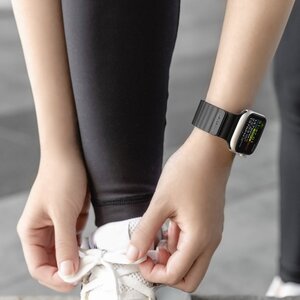 Ремінець Switcheasy Skin чорний для Apple Watch 42/44/45/49mm (MAW245078BK22)