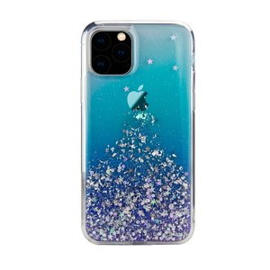 Чохол із блискітками SwitchEasy Starfield Crystal синій для iPhone 11 Pro