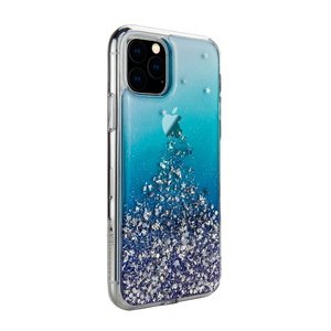 Чохол з блискітками SwitchEasy Starfield Crystal синій для iPhone 11 Pro