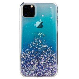 Чохол із блискітками SwitchEasy Starfield Crystal синій для iPhone 11 Pro Max
