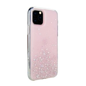 Чехол с блестками SwitchEasy Starfield розовый для iPhone 11 Pro