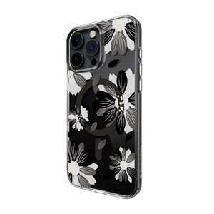 Чохол з малюнком Switcheasy Style M Black Flower для iPhone 16 Pro (SPH66P275BF24)