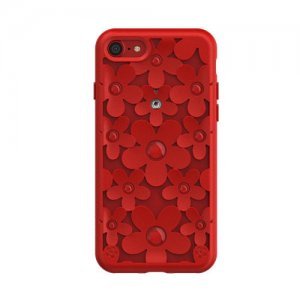 3D чехол SwitchEasy Fleur красный для iPhone 8/7/SE 2020
