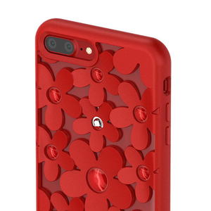 3D чехол SwitchEasy Fleur красный для iPhone 8 Plus/7 Plus