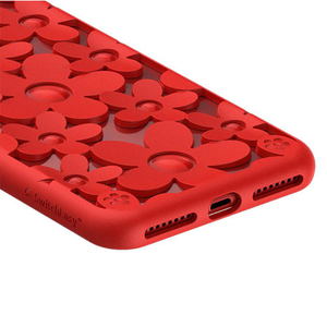 3D чехол SwitchEasy Fleur красный для iPhone 8 Plus/7 Plus