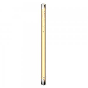 Стеклянный чехол SwitchEasy Glass прозрачный + золотой для iPhone 8 Plus/7 Plus