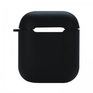 Силиконовый чехол Coteetci черный для Apple AirPods