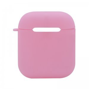 Силиконовый чехол Coteetci розовый для Apple AirPods