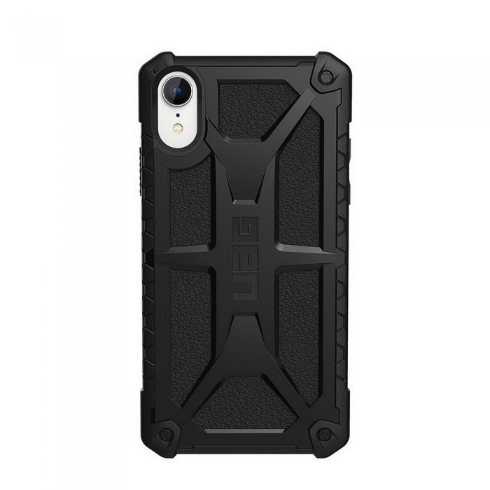 Противоударный чехол UAG Monarch чёрный для iPhone XR