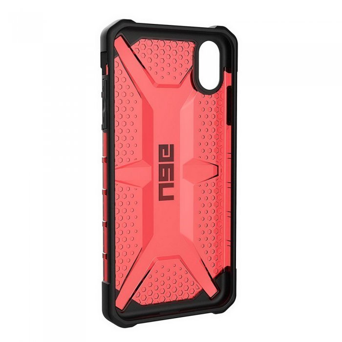Противоударный полупрозрачный чехол UAG Plasma красный для iPhone XS Max Противоударный полупрозрачный чехол UAG Plasma красный для iPhone XS Max