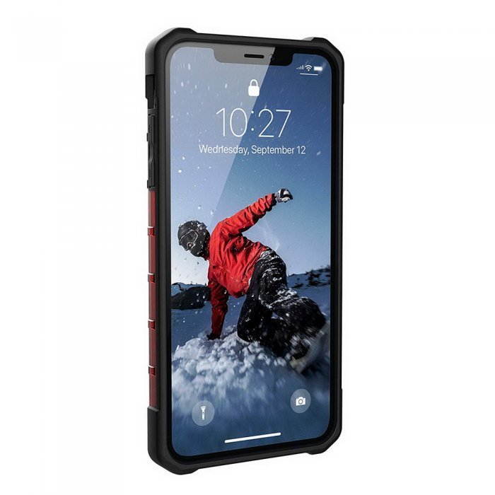 Противоударный полупрозрачный чехол UAG Plasma красный для iPhone XS Max Противоударный полупрозрачный чехол UAG Plasma красный для iPhone XS Max