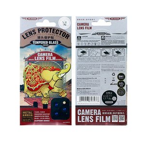 Защитное стекло на камеру WK Design Metal Version чёрное для iPhone 11 Pro/11 Pro Max