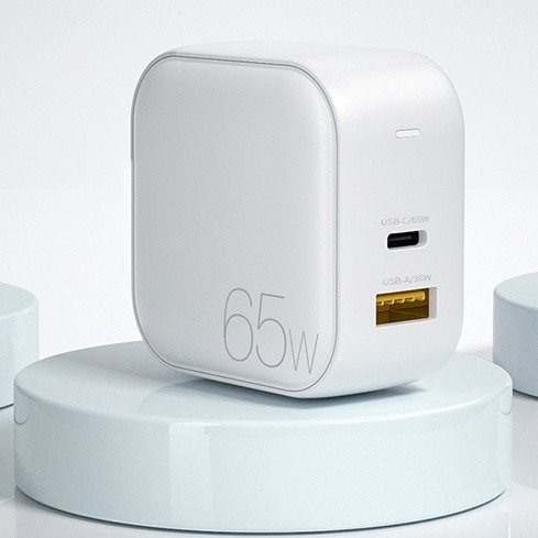 Сетевое зарядное устройство WK Design Charger 65W GaN (WP-U113-WH) белое Сетевое зарядное устройство WK Design Charger 65W GaN (WP-U113-WH) белое