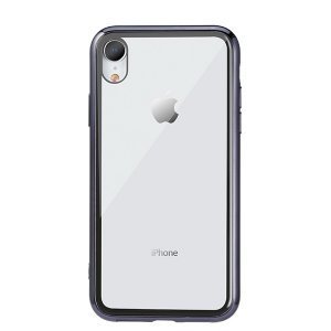 Прозрачный чехол Remax Crysden с черной рамкой для iPhone XR