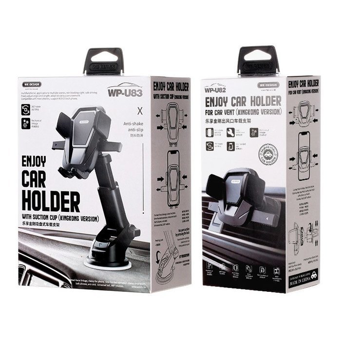 Автомобильный держатель WK Design Enjoy Car Holder for Car Vent (WP-U82) Автомобильный держатель WK Design Enjoy Car Holder for Car Vent (WP-U82)