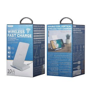 Беспроводное зарядное устройство WK Design Wireless Charger Holder 10W белое