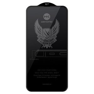 Защитное стекло WK Design Kingkong 4D Curved Privacy (WTP-012-IP13PM) черное для iPhone 13 Pro Max/14 Plus
