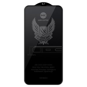 Захисне скло антишпигун WK Design Kingkong 4D Curved Privacy для iPhone 14 Pro (WTP-012)