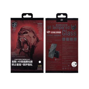 Защитное стекло WK Design Kingkong 4D Curved Tempered Glass Privacy (антишпион) белое для iPhone 7/8