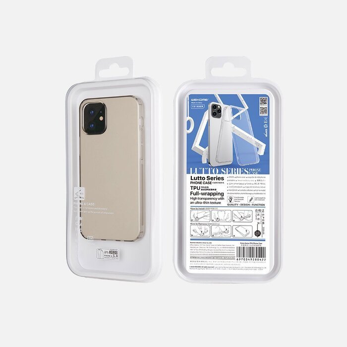 Силіконовий чохол WK Design Leclear чорний для iPhone 12 Pro Max Силіконовий чохол WK Design Leclear чорний для iPhone 12 Pro Max