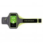 Спортивный чехол на бицепс WK Design Lerun зеленый для смартфонов диагональю до 5.5"