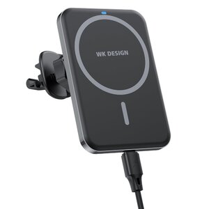 Беспроводное автомобильное зарядное устройство WK Design Magnet Wireless Car Charger 15W (WP-U95-BK) черное