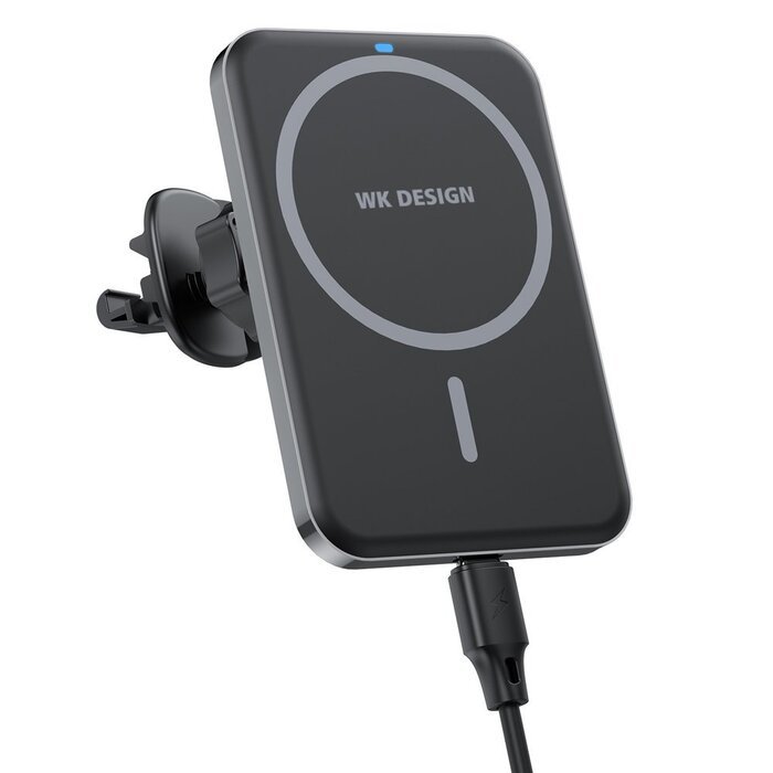 Беспроводное автомобильное зарядное устройство WK Design Magnet Wireless Car Charger 15W (WP-U95-BK) черное Беспроводное автомобильное зарядное устройство WK Design Magnet Wireless Car Charger 15W (WP-U95-BK) черное