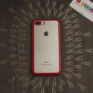 Скляний чохол WK Design Magnets червоний для iPhone 7 Plus/8 Plus