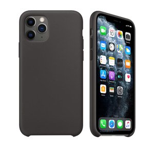 Силиконовый чехол WK Design Moka чёрный для iPhone 11