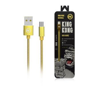 Кабель WK Kingkong Micro-USB золотой