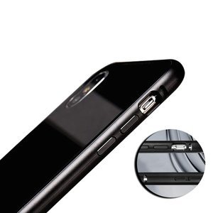 Стеклянный чехол WK Magneto черный для iPhone 7 Plus/8 Plus