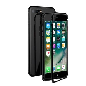 Стеклянный чехол WK Magneto черный для iPhone 7 Plus/8 Plus