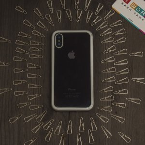 Стеклянный чехол WK Design Magnets серебристый для iPhone X/XS