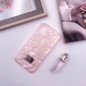 Блестящий чехол WK Shell розовый для iPhone X