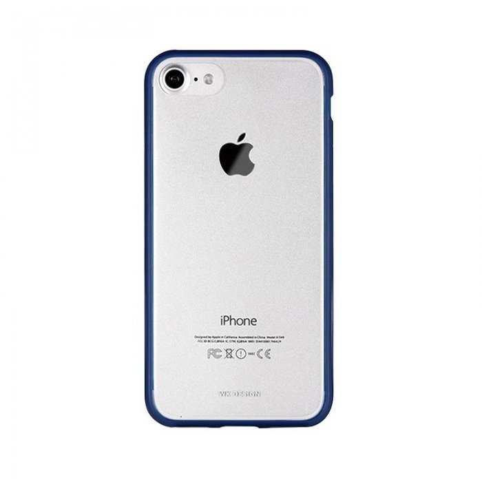 Силіконовий чохол WK Fluxay синій для iPhone 8 Plus/7 Plus