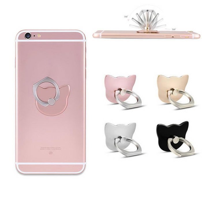 Подставка для смартфона - WK Mini Smart Ring серебристая Подставка для смартфона - WK Mini Smart Ring серебристая