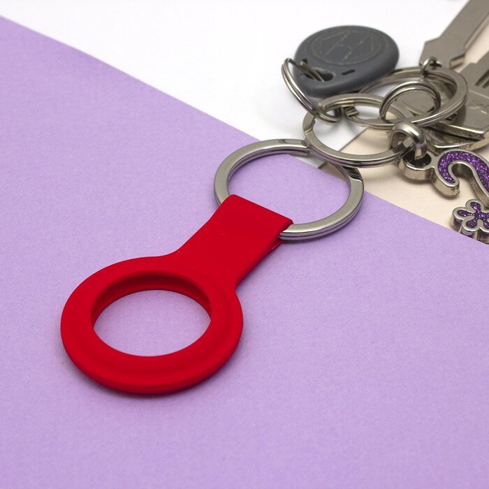 Силиконовый чехол Yosyn Loop красный для AirTag