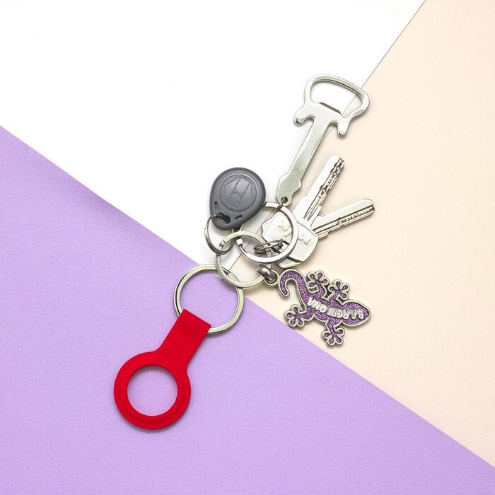 Силиконовый чехол Yosyn Loop красный для AirTag