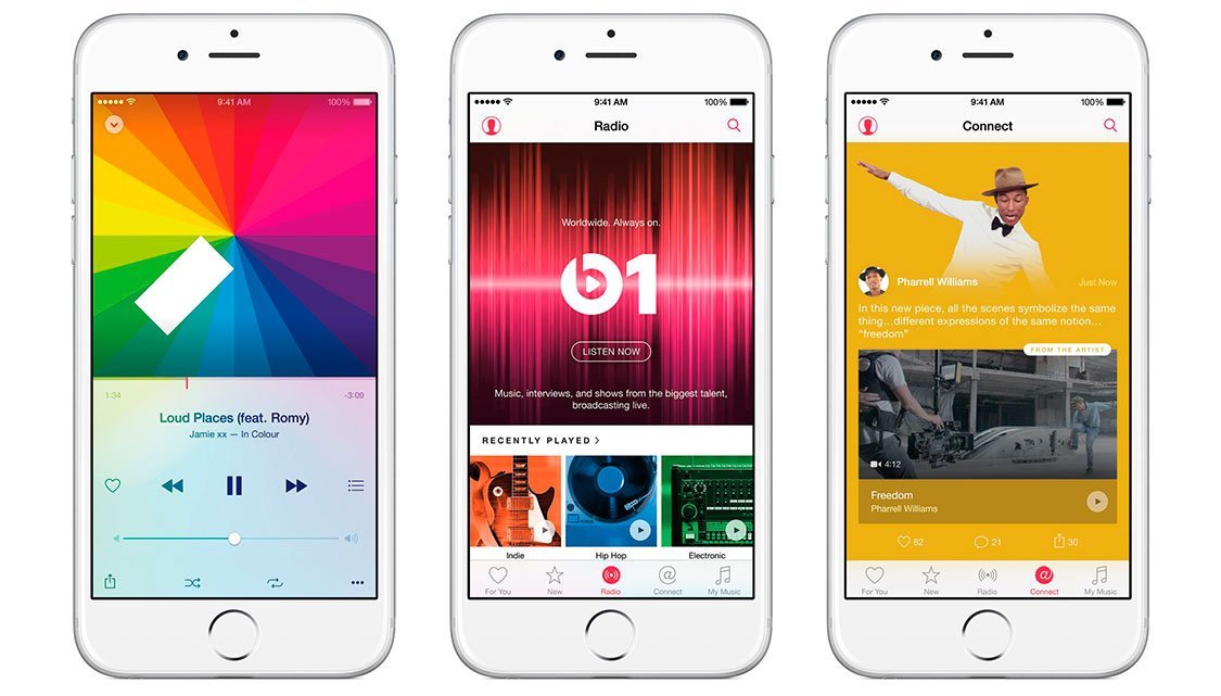 Apple Music сервис на iPhone