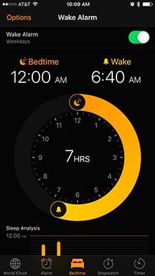 Новое оформление будильника в iOS 10