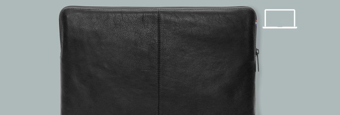 Шкіряний чохол Decoded Sleeve with Zipper Pocket для MacBook 15